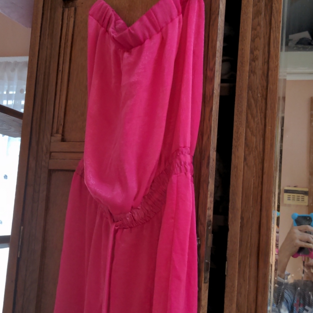 Size small hot pink jumpsuit